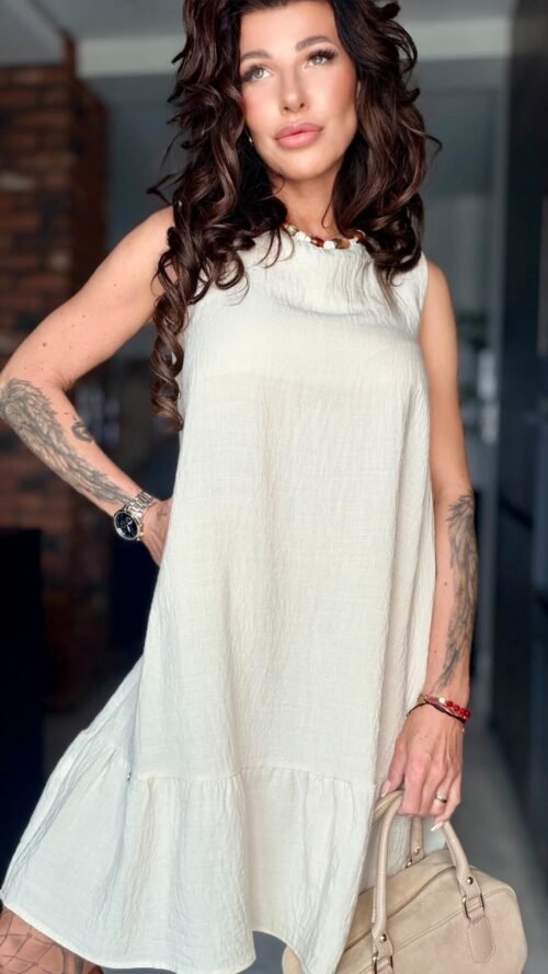 Bastet Sleeveless Oversized Dress