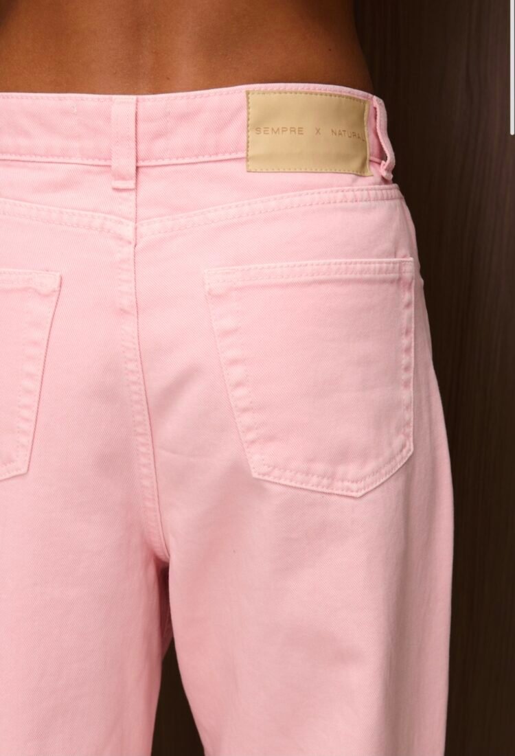 NORA JEANS Trousers Light pink - Image 8