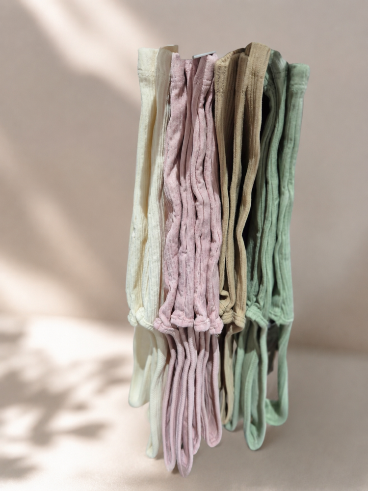 Button Detail Ribbed Tank Top Various Colours - Image 10