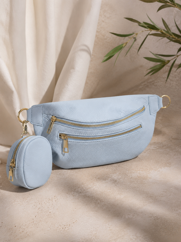 Laura Biaggi Leather Belt Bag 3 Colours - Image 4