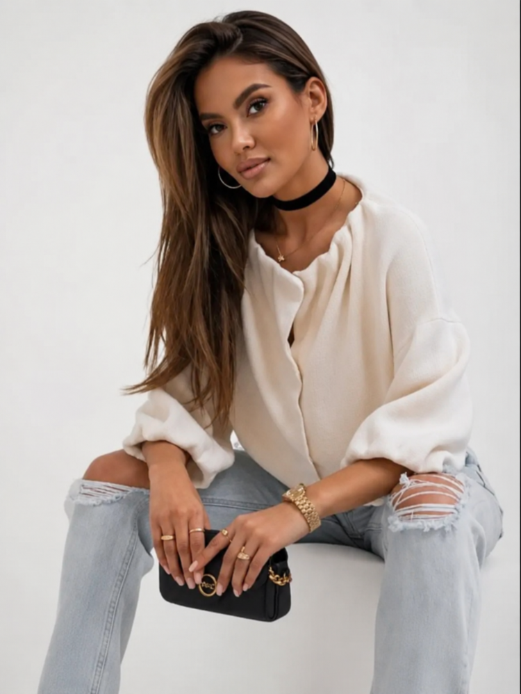 Knitted Bomber Cardigan