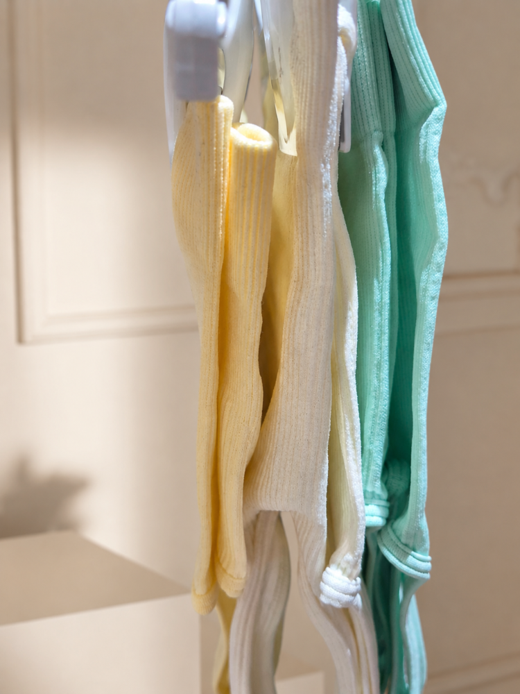 Ribbed Stretch Crop Top Various Colours - Image 3