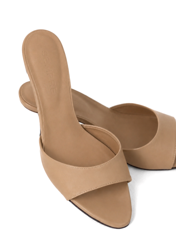 Sempre Raja Mandorla Mule Heels - Image 2