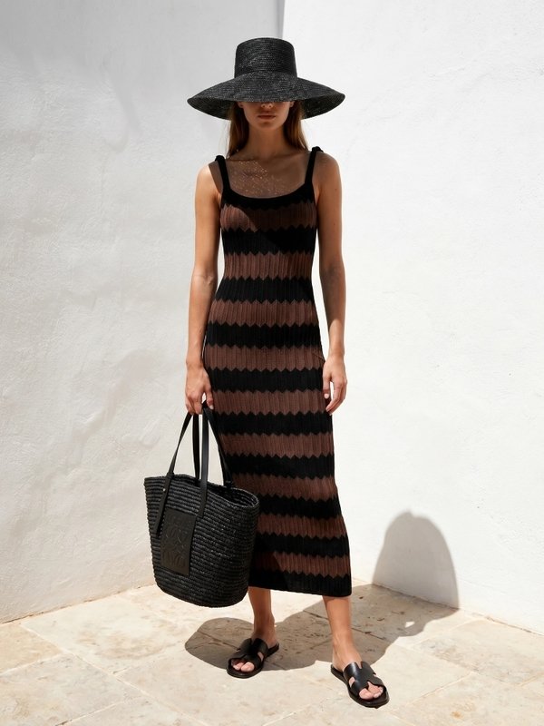 Margot Dress Black Chocolate - Image 3