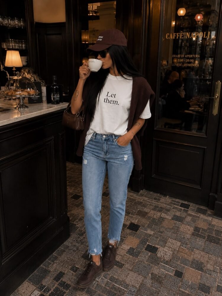 Cocomore "Let Them" T-Shirt White - Image 3
