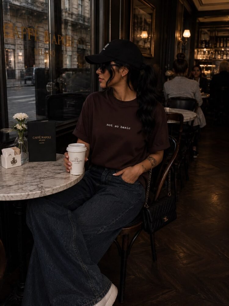 Cocomore "Not So Basic" T-Shirt Chocolate - Image 3
