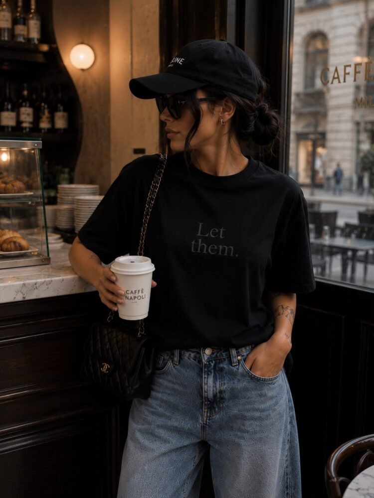 Cocomore "Let Them" T-Shirt Beige - Image 3
