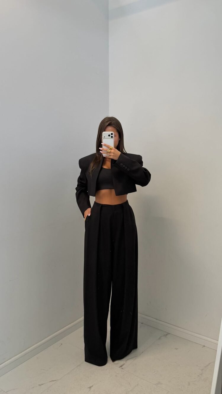 Emo Elegant Trousers Black - Image 5