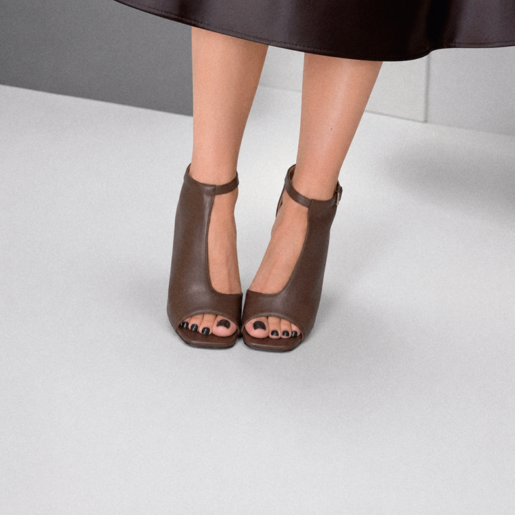 Women's Peep Toe Ankle Boots 4 Colours - Image 4
