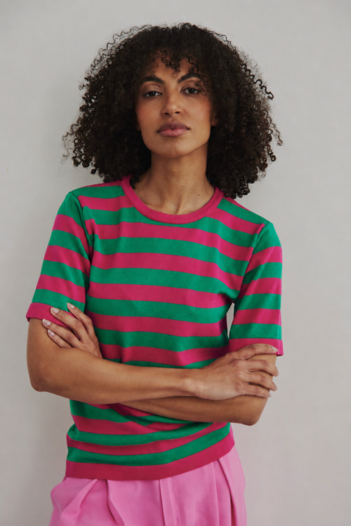 Yarn Knitted Top Green
