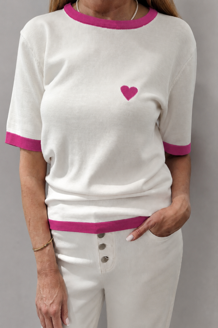 Yarn Knitted Top Cream - Image 2