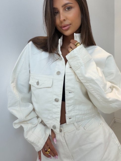 Denim Jacket Off White
