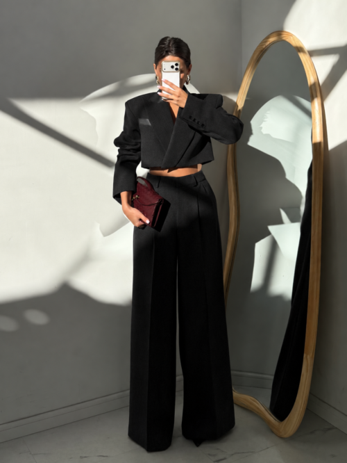 EMO Classic Elegant Trousers Black