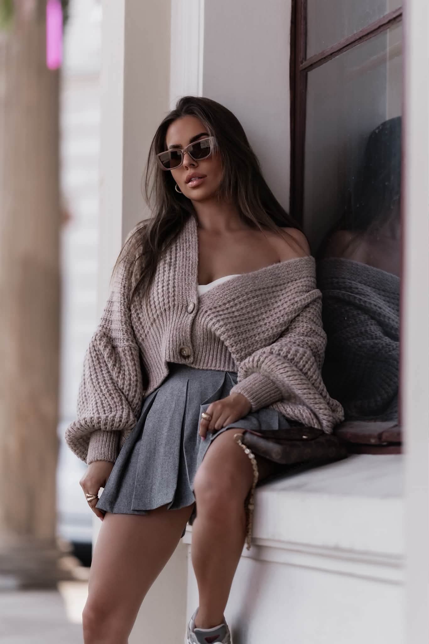 Chunky Knit Cardigan - Image 3