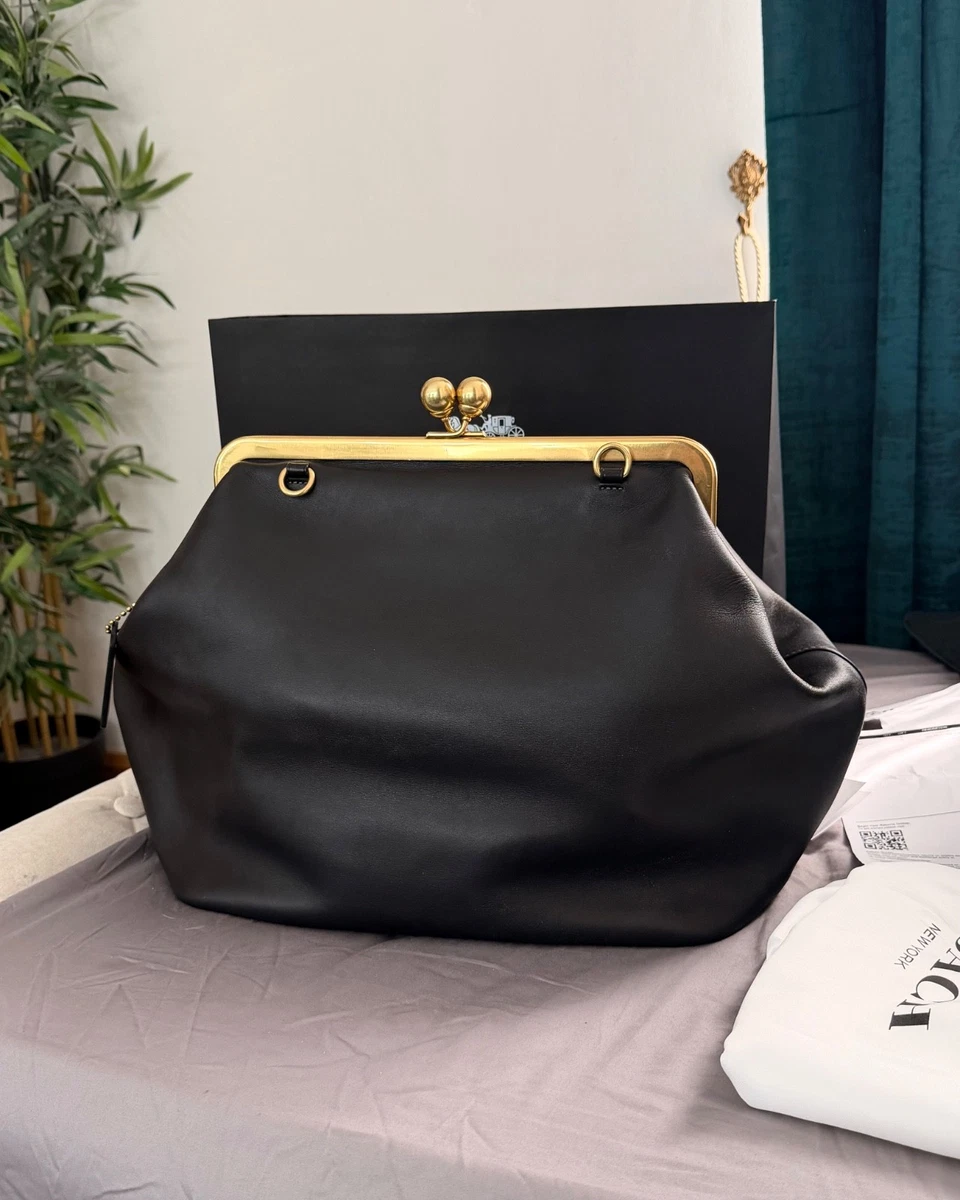 Elegant Natural Leather Frame Bag - Image 6