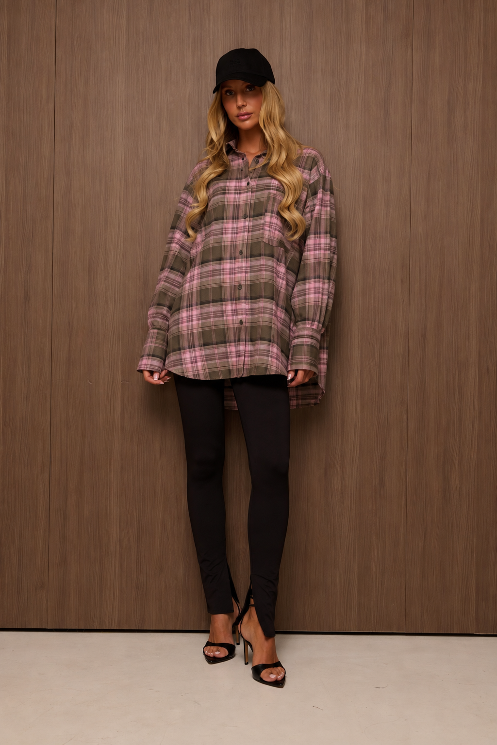 Aura Shirt Pink Khaki
