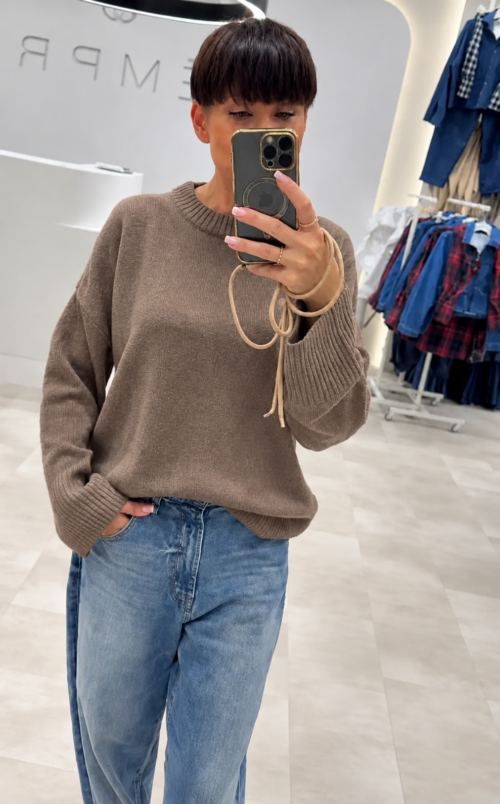 Sempre Cashmere Blend Oversized Sweater