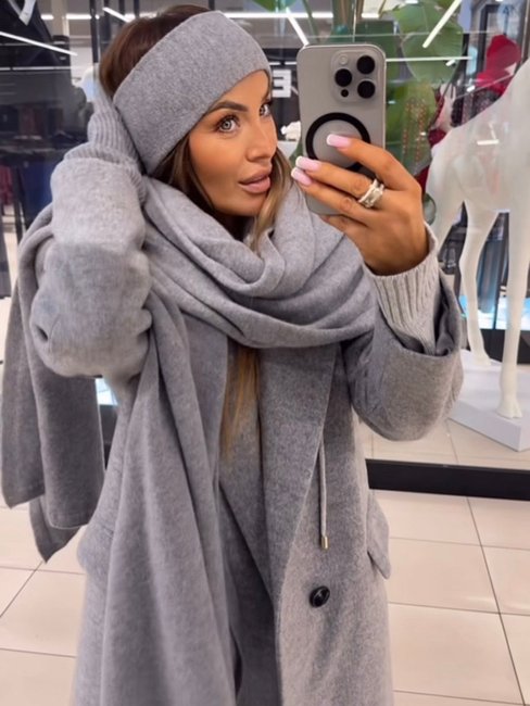 EMO Premium Merino Wool & Cashmere Knitted Headband - Image 2