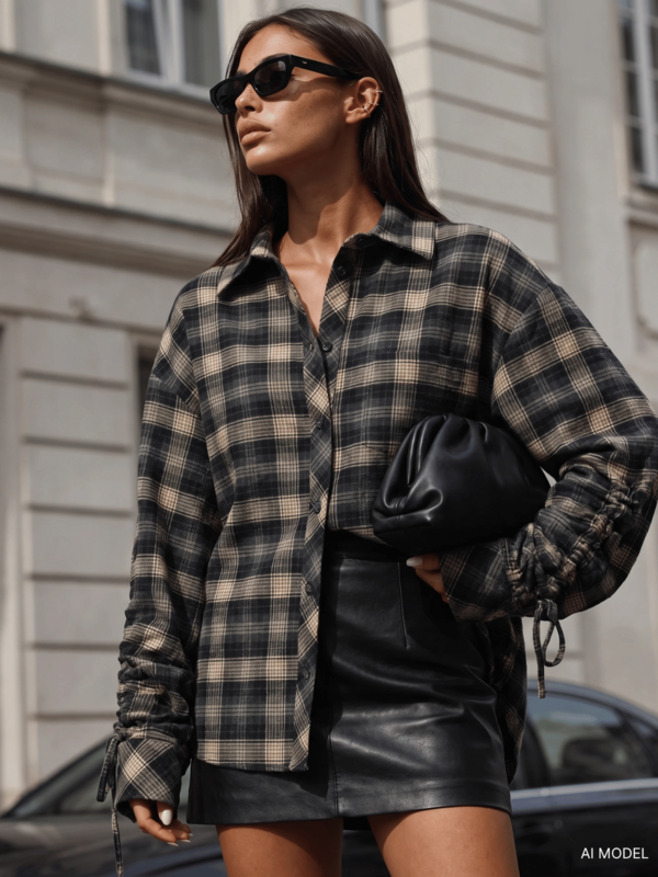 Cocomore Melania Oversized Shirt – Black