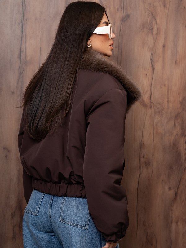Cocomore Vienne Reversible Jacket – Chocolate - Image 3
