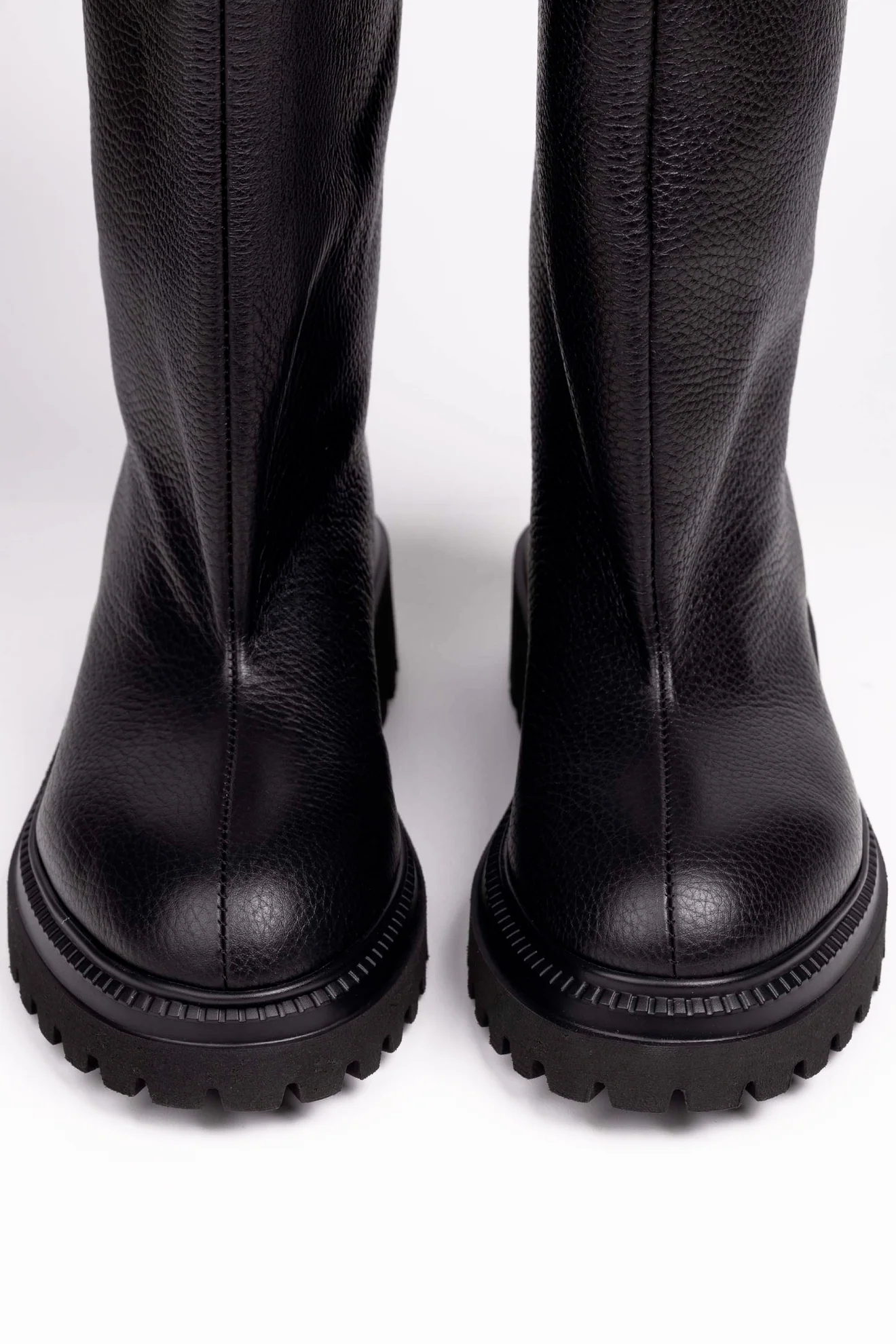 L’ESTROSA VITTORIA – Genuine Leather Knee-High Boots - Image 3