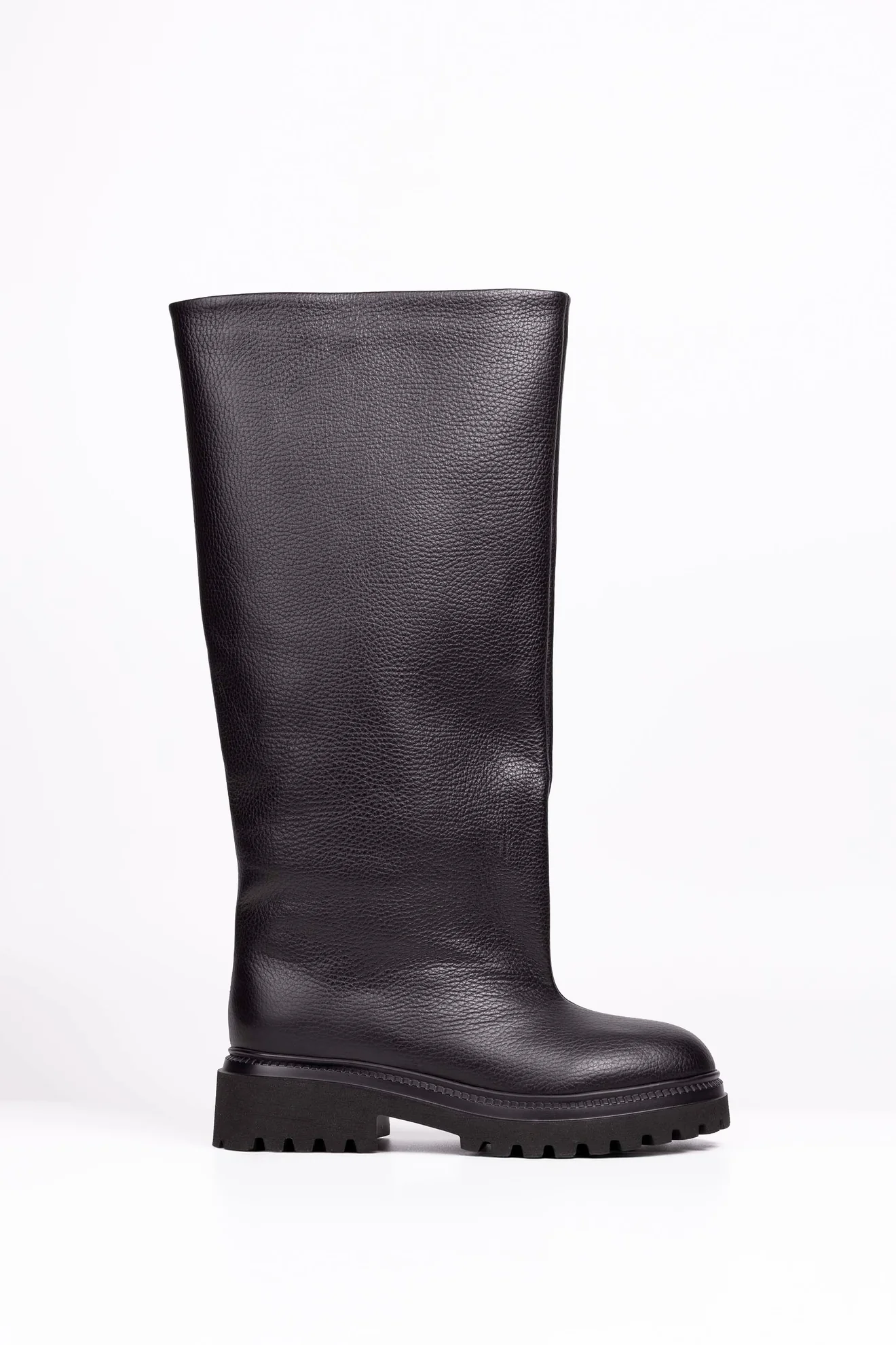 L’ESTROSA VITTORIA – Genuine Leather Knee-High Boots - Image 5