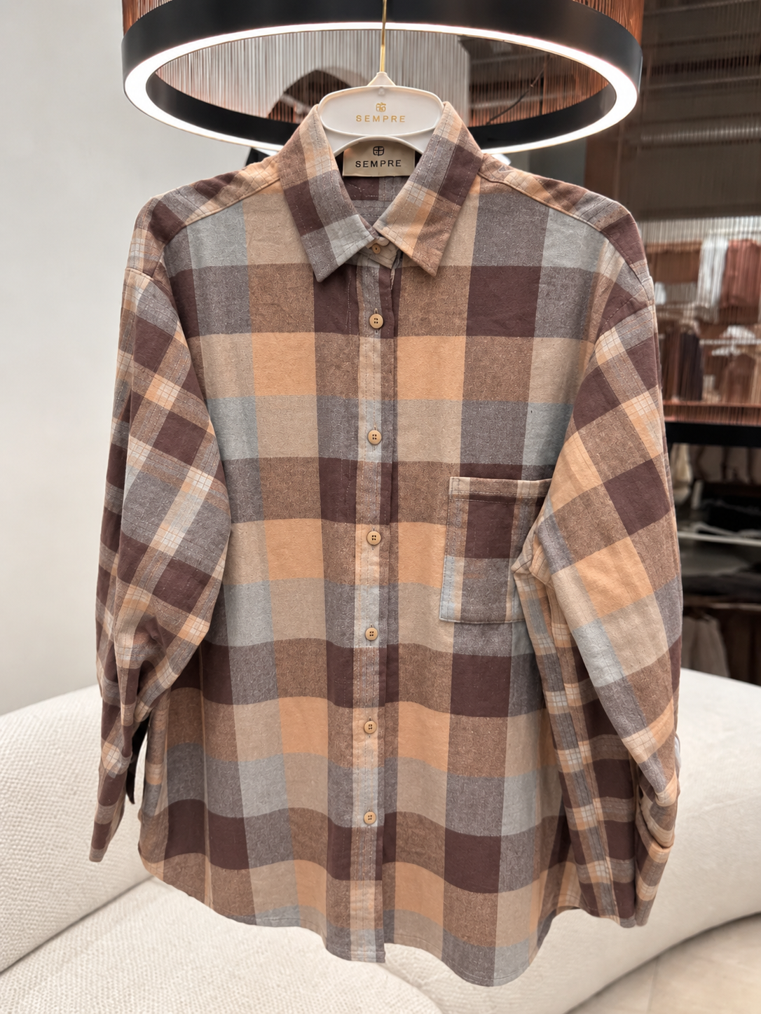 Aura Shirt Brown I - Image 6