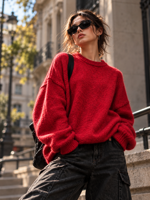 YARN Oversized Alpaca Blend Sweater – Soft Luxury in a Relaxed Fit