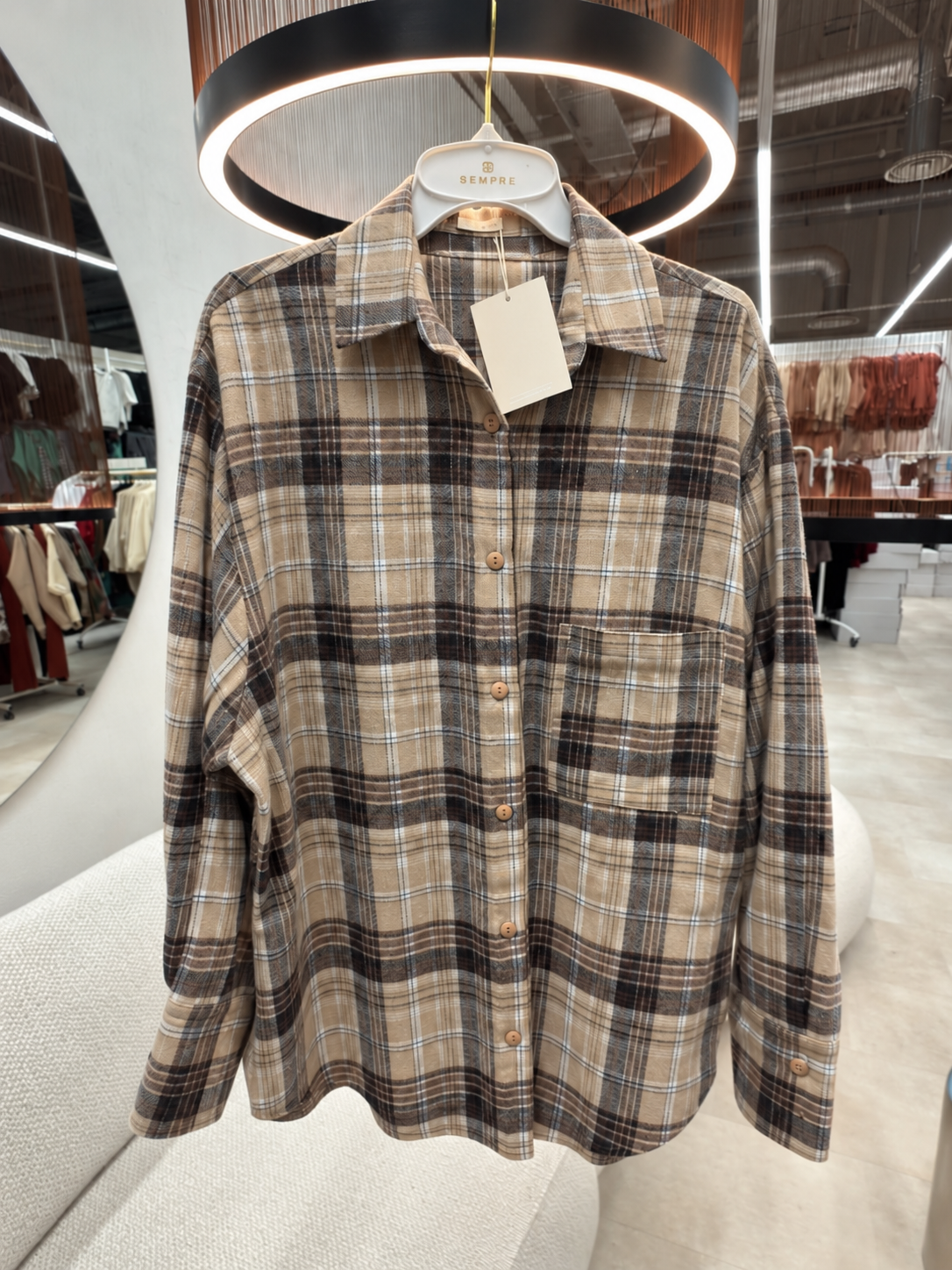 Aura Shirt Brown I