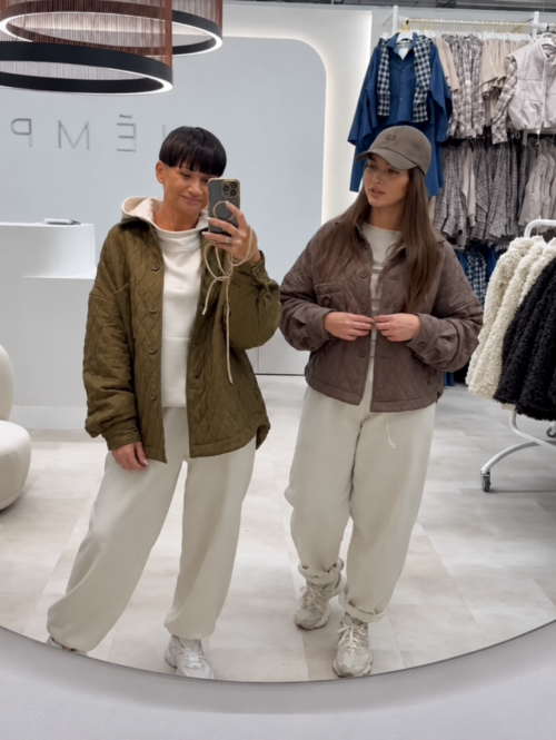 Sempre Short Oversized Quilted Jacket